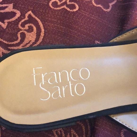 7M embroidered Franco Sarto slide/Mule - Picture 3 of 5